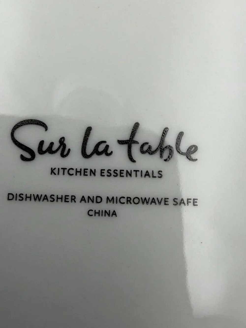 Sur La Table Kitchen Essentials Set of 4 Fine Ceramic Cereal Bowls White 5.75